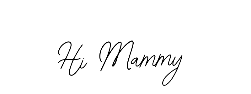 How to make Hi Mammy name signature. Use Bearetta-2O07w style for creating short signs online. This is the latest handwritten sign. Hi Mammy signature style 12 images and pictures png