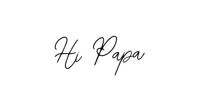 Create a beautiful signature design for name Hi Papa. With this signature (Bearetta-2O07w) fonts, you can make a handwritten signature for free. Hi Papa signature style 12 images and pictures png