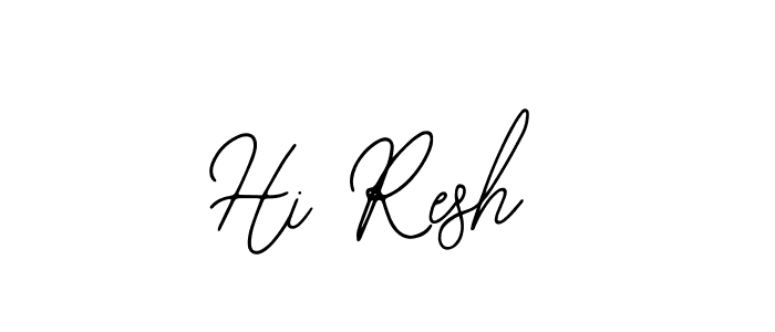 How to Draw Hi Resh signature style? Bearetta-2O07w is a latest design signature styles for name Hi Resh. Hi Resh signature style 12 images and pictures png