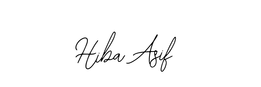 Use a signature maker to create a handwritten signature online. With this signature software, you can design (Bearetta-2O07w) your own signature for name Hiba Asif. Hiba Asif signature style 12 images and pictures png