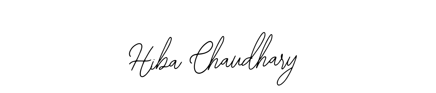 Make a short Hiba Chaudhary signature style. Manage your documents anywhere anytime using Bearetta-2O07w. Create and add eSignatures, submit forms, share and send files easily. Hiba Chaudhary signature style 12 images and pictures png