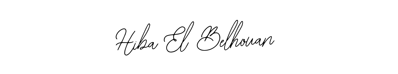 Create a beautiful signature design for name Hiba El Belhouan. With this signature (Bearetta-2O07w) fonts, you can make a handwritten signature for free. Hiba El Belhouan signature style 12 images and pictures png