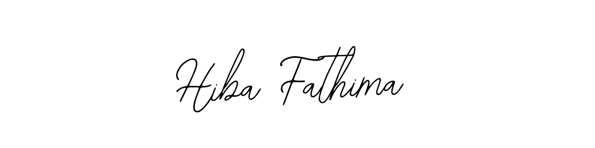 Also we have Hiba Fathima name is the best signature style. Create professional handwritten signature collection using Bearetta-2O07w autograph style. Hiba Fathima signature style 12 images and pictures png