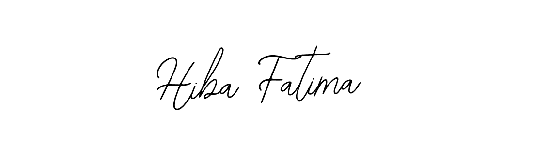 Use a signature maker to create a handwritten signature online. With this signature software, you can design (Bearetta-2O07w) your own signature for name Hiba Fatima. Hiba Fatima signature style 12 images and pictures png