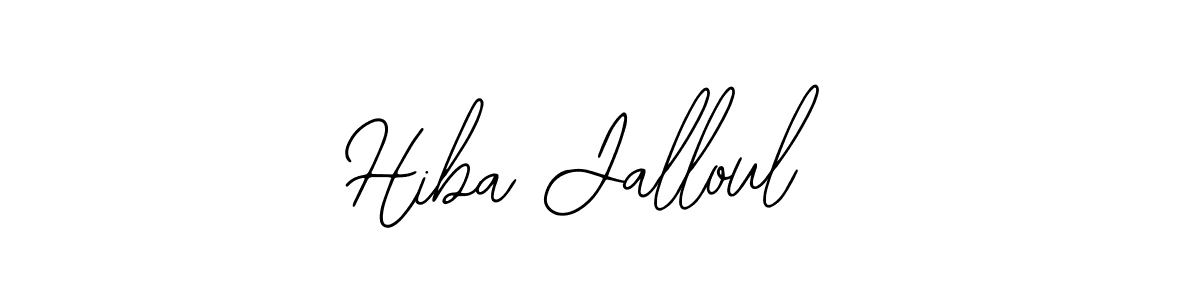 The best way (Bearetta-2O07w) to make a short signature is to pick only two or three words in your name. The name Hiba Jalloul include a total of six letters. For converting this name. Hiba Jalloul signature style 12 images and pictures png