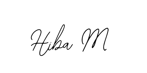 Create a beautiful signature design for name Hiba M. With this signature (Bearetta-2O07w) fonts, you can make a handwritten signature for free. Hiba M signature style 12 images and pictures png