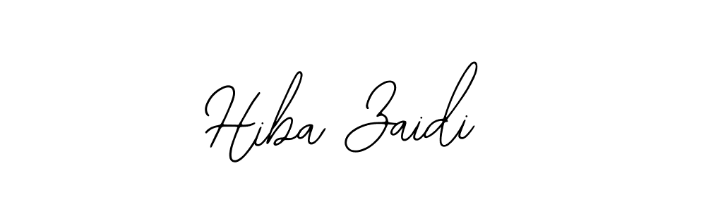 The best way (Bearetta-2O07w) to make a short signature is to pick only two or three words in your name. The name Hiba Zaidi include a total of six letters. For converting this name. Hiba Zaidi signature style 12 images and pictures png