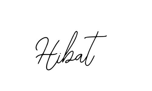 Use a signature maker to create a handwritten signature online. With this signature software, you can design (Bearetta-2O07w) your own signature for name Hibat. Hibat signature style 12 images and pictures png