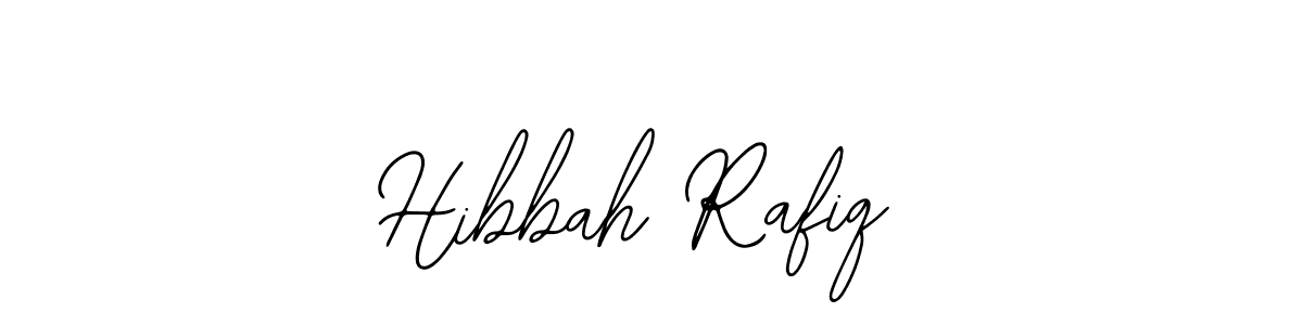 How to make Hibbah Rafiq signature? Bearetta-2O07w is a professional autograph style. Create handwritten signature for Hibbah Rafiq name. Hibbah Rafiq signature style 12 images and pictures png