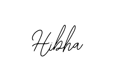 How to make Hibha signature? Bearetta-2O07w is a professional autograph style. Create handwritten signature for Hibha name. Hibha signature style 12 images and pictures png