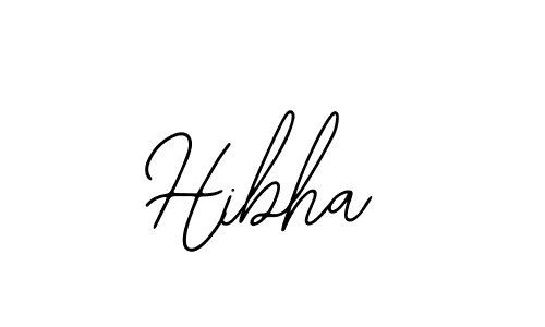 How to make Hibha signature? Bearetta-2O07w is a professional autograph style. Create handwritten signature for Hibha name. Hibha signature style 12 images and pictures png