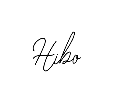 How to make Hibo name signature. Use Bearetta-2O07w style for creating short signs online. This is the latest handwritten sign. Hibo signature style 12 images and pictures png