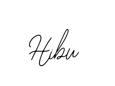 How to make Hibu name signature. Use Bearetta-2O07w style for creating short signs online. This is the latest handwritten sign. Hibu signature style 12 images and pictures png