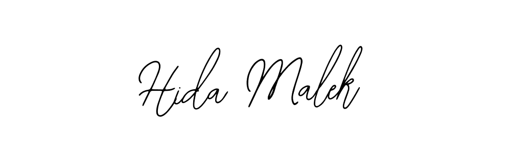 Use a signature maker to create a handwritten signature online. With this signature software, you can design (Bearetta-2O07w) your own signature for name Hida Malek. Hida Malek signature style 12 images and pictures png