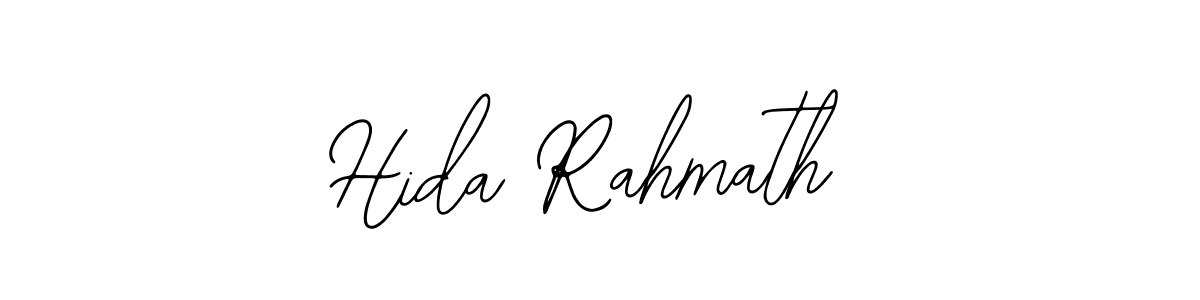 Bearetta-2O07w is a professional signature style that is perfect for those who want to add a touch of class to their signature. It is also a great choice for those who want to make their signature more unique. Get Hida Rahmath name to fancy signature for free. Hida Rahmath signature style 12 images and pictures png