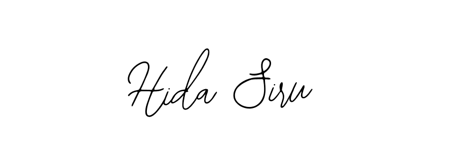 Bearetta-2O07w is a professional signature style that is perfect for those who want to add a touch of class to their signature. It is also a great choice for those who want to make their signature more unique. Get Hida Siru name to fancy signature for free. Hida Siru signature style 12 images and pictures png