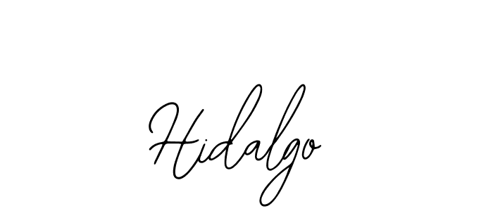 The best way (Bearetta-2O07w) to make a short signature is to pick only two or three words in your name. The name Hidalgo include a total of six letters. For converting this name. Hidalgo signature style 12 images and pictures png