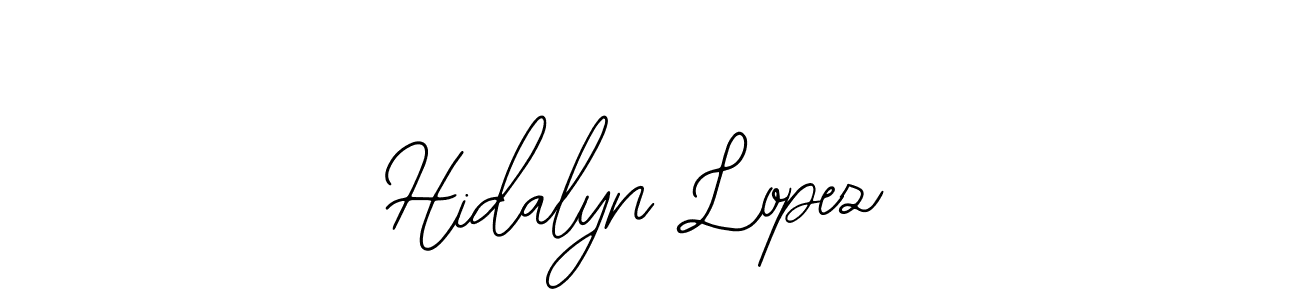 Make a short Hidalyn Lopez signature style. Manage your documents anywhere anytime using Bearetta-2O07w. Create and add eSignatures, submit forms, share and send files easily. Hidalyn Lopez signature style 12 images and pictures png