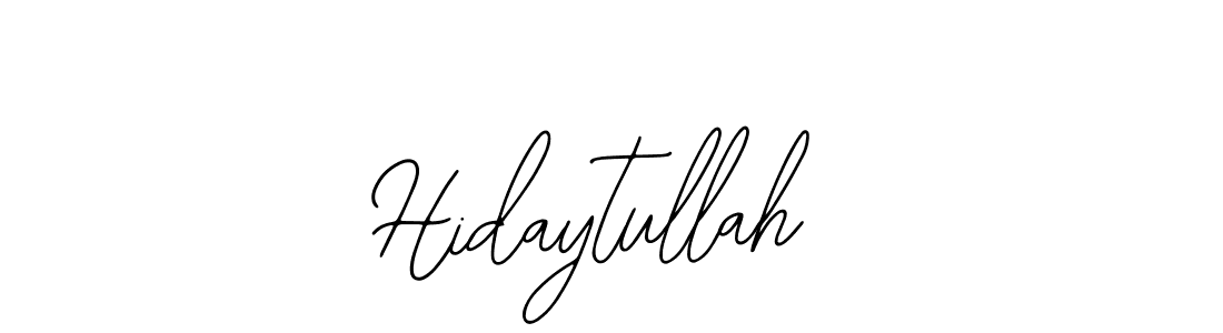 How to make Hidaytullah name signature. Use Bearetta-2O07w style for creating short signs online. This is the latest handwritten sign. Hidaytullah signature style 12 images and pictures png