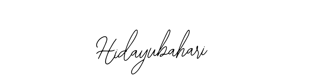 if you are searching for the best signature style for your name Hidayubahari. so please give up your signature search. here we have designed multiple signature styles  using Bearetta-2O07w. Hidayubahari signature style 12 images and pictures png