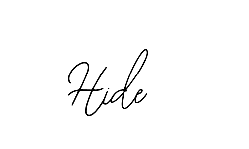 Hide  stylish signature style. Best Handwritten Sign (Bearetta-2O07w) for my name. Handwritten Signature Collection Ideas for my name Hide . Hide  signature style 12 images and pictures png