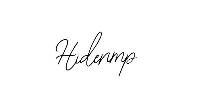 Make a beautiful signature design for name Hidenmp. Use this online signature maker to create a handwritten signature for free. Hidenmp signature style 12 images and pictures png