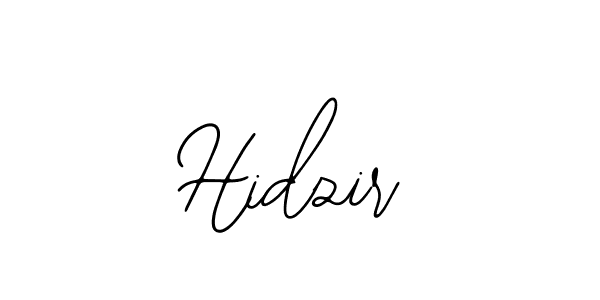 How to make Hidzir name signature. Use Bearetta-2O07w style for creating short signs online. This is the latest handwritten sign. Hidzir signature style 12 images and pictures png