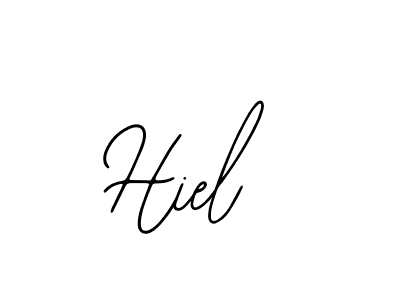 Design your own signature with our free online signature maker. With this signature software, you can create a handwritten (Bearetta-2O07w) signature for name Hiel. Hiel signature style 12 images and pictures png