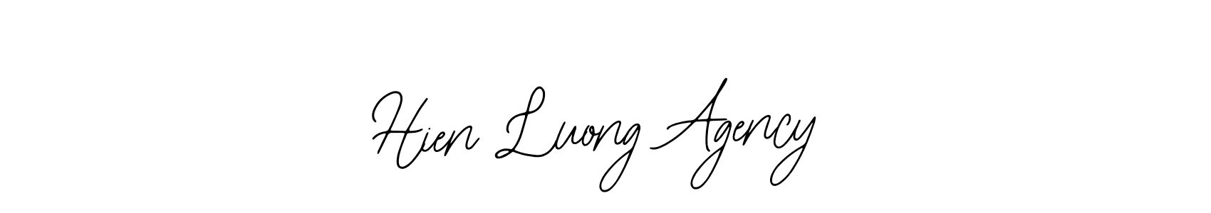 How to Draw Hien Luong Agency signature style? Bearetta-2O07w is a latest design signature styles for name Hien Luong Agency. Hien Luong Agency signature style 12 images and pictures png