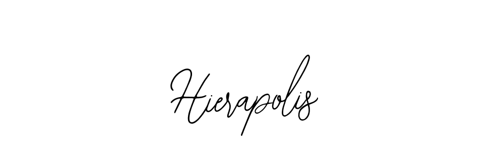 Make a beautiful signature design for name Hierapolis. With this signature (Bearetta-2O07w) style, you can create a handwritten signature for free. Hierapolis signature style 12 images and pictures png