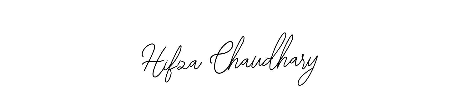 The best way (Bearetta-2O07w) to make a short signature is to pick only two or three words in your name. The name Hifza Chaudhary include a total of six letters. For converting this name. Hifza Chaudhary signature style 12 images and pictures png