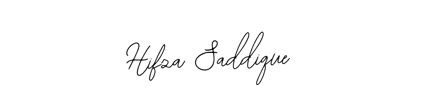 Use a signature maker to create a handwritten signature online. With this signature software, you can design (Bearetta-2O07w) your own signature for name Hifza Saddique. Hifza Saddique signature style 12 images and pictures png