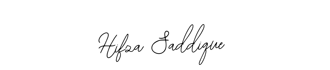 Use a signature maker to create a handwritten signature online. With this signature software, you can design (Bearetta-2O07w) your own signature for name Hifza Saddique. Hifza Saddique signature style 12 images and pictures png