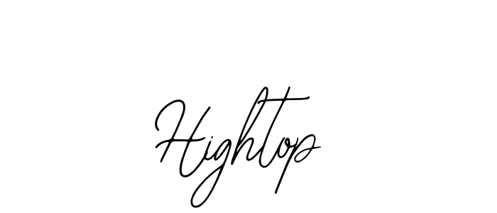Use a signature maker to create a handwritten signature online. With this signature software, you can design (Bearetta-2O07w) your own signature for name Hightop. Hightop signature style 12 images and pictures png
