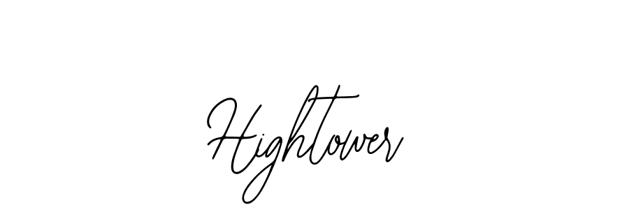 Design your own signature with our free online signature maker. With this signature software, you can create a handwritten (Bearetta-2O07w) signature for name Hightower. Hightower signature style 12 images and pictures png