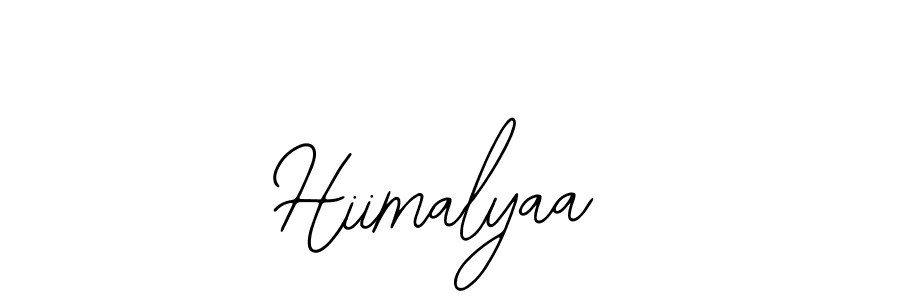 Make a beautiful signature design for name Hiimalyaa. Use this online signature maker to create a handwritten signature for free. Hiimalyaa signature style 12 images and pictures png