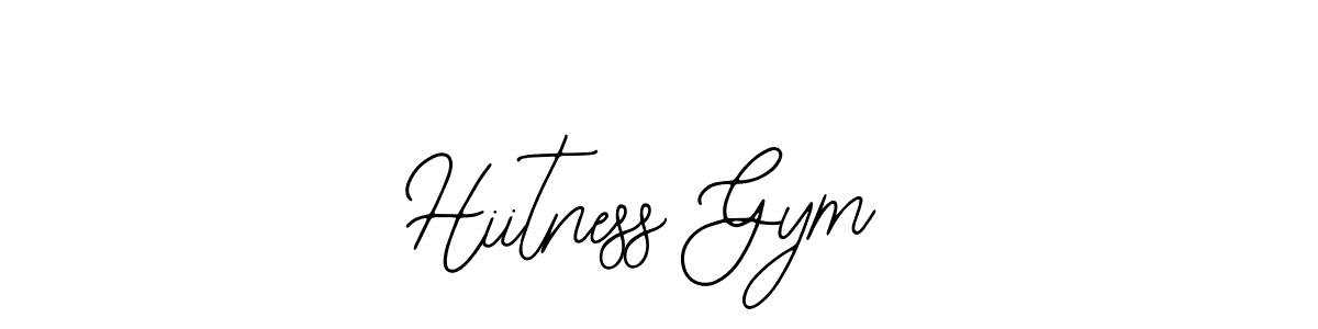 Similarly Bearetta-2O07w is the best handwritten signature design. Signature creator online .You can use it as an online autograph creator for name Hiitness Gym. Hiitness Gym signature style 12 images and pictures png