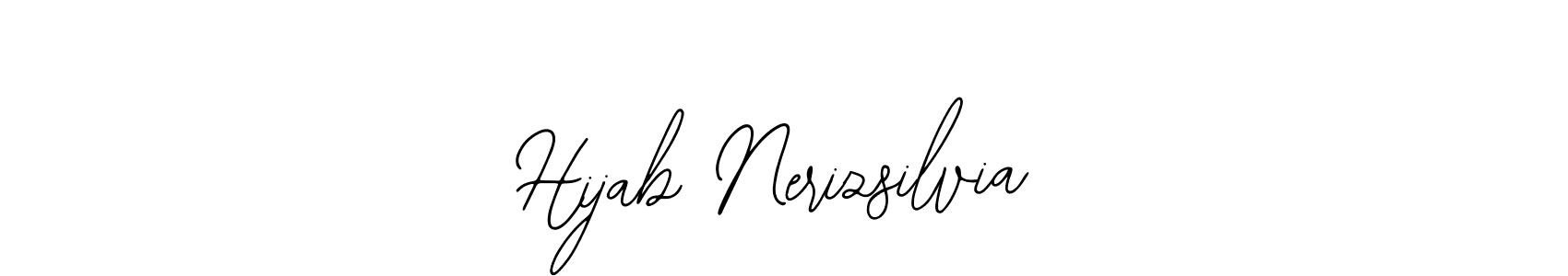 You can use this online signature creator to create a handwritten signature for the name Hijab Nerizsilvia. This is the best online autograph maker. Hijab Nerizsilvia signature style 12 images and pictures png