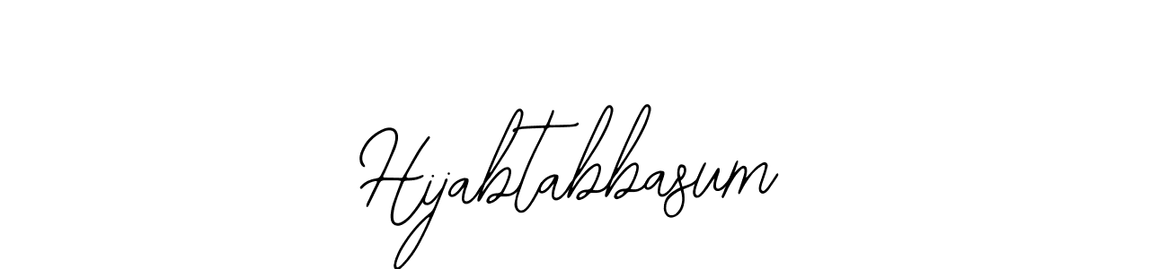 How to make Hijabtabbasum signature? Bearetta-2O07w is a professional autograph style. Create handwritten signature for Hijabtabbasum name. Hijabtabbasum signature style 12 images and pictures png