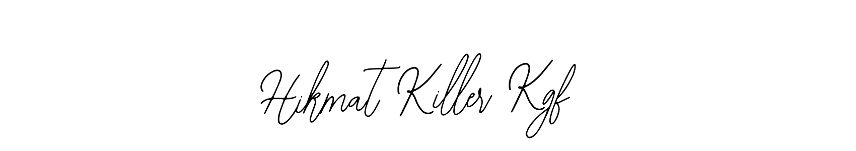 Make a beautiful signature design for name Hikmat Killer Kgf. Use this online signature maker to create a handwritten signature for free. Hikmat Killer Kgf signature style 12 images and pictures png