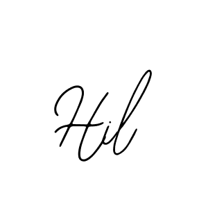 Design your own signature with our free online signature maker. With this signature software, you can create a handwritten (Bearetta-2O07w) signature for name Hil. Hil signature style 12 images and pictures png