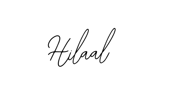 How to make Hilaal signature? Bearetta-2O07w is a professional autograph style. Create handwritten signature for Hilaal name. Hilaal signature style 12 images and pictures png