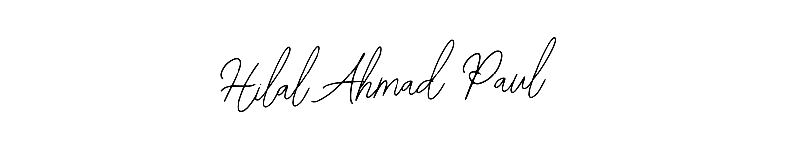 if you are searching for the best signature style for your name Hilal Ahmad Paul. so please give up your signature search. here we have designed multiple signature styles  using Bearetta-2O07w. Hilal Ahmad Paul signature style 12 images and pictures png