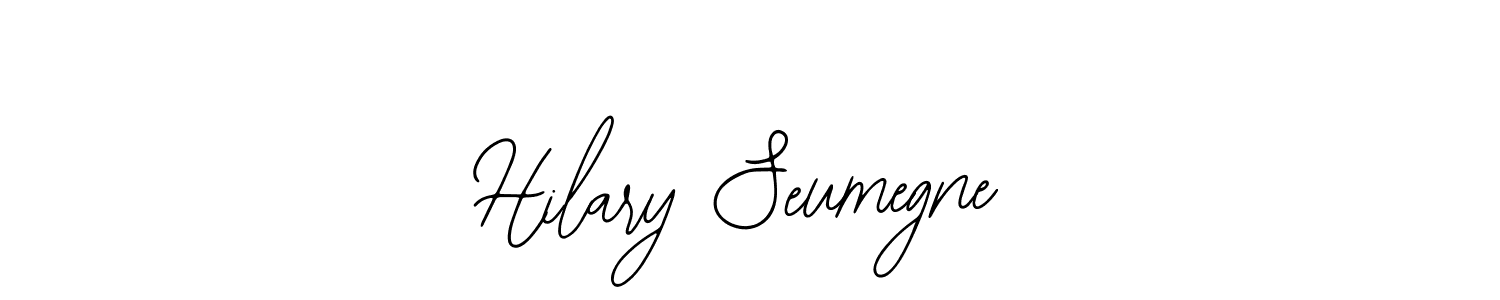 You should practise on your own different ways (Bearetta-2O07w) to write your name (Hilary Seumegne) in signature. don't let someone else do it for you. Hilary Seumegne signature style 12 images and pictures png