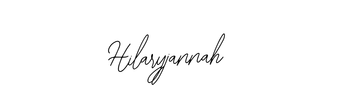 The best way (Bearetta-2O07w) to make a short signature is to pick only two or three words in your name. The name Hilaryjannah include a total of six letters. For converting this name. Hilaryjannah signature style 12 images and pictures png