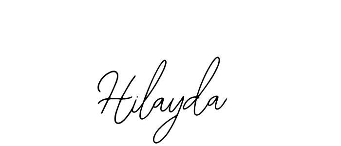 if you are searching for the best signature style for your name Hilayda. so please give up your signature search. here we have designed multiple signature styles  using Bearetta-2O07w. Hilayda signature style 12 images and pictures png
