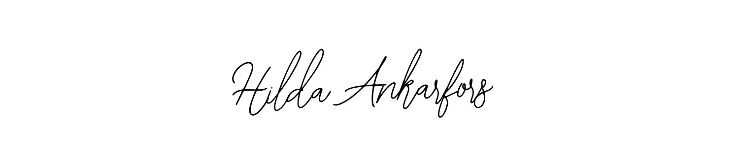 You should practise on your own different ways (Bearetta-2O07w) to write your name (Hilda Ankarfors) in signature. don't let someone else do it for you. Hilda Ankarfors signature style 12 images and pictures png