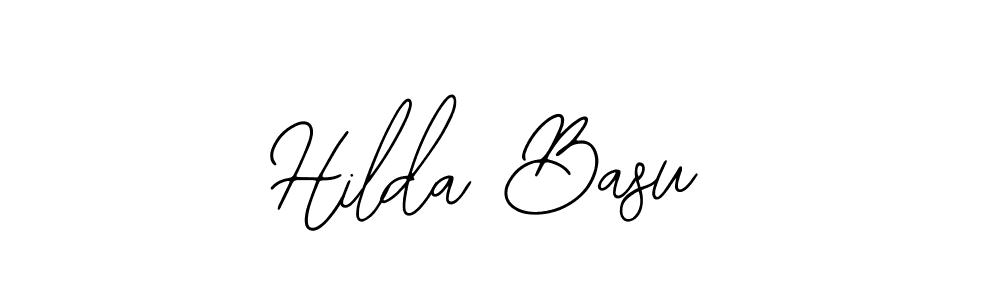 if you are searching for the best signature style for your name Hilda Basu. so please give up your signature search. here we have designed multiple signature styles  using Bearetta-2O07w. Hilda Basu signature style 12 images and pictures png