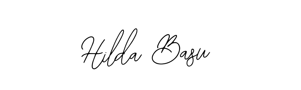 Make a beautiful signature design for name Hilda Basu. With this signature (Bearetta-2O07w) style, you can create a handwritten signature for free. Hilda Basu signature style 12 images and pictures png