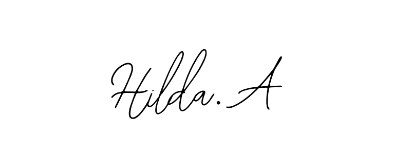 How to make Hilda. A signature? Bearetta-2O07w is a professional autograph style. Create handwritten signature for Hilda. A name. Hilda. A signature style 12 images and pictures png